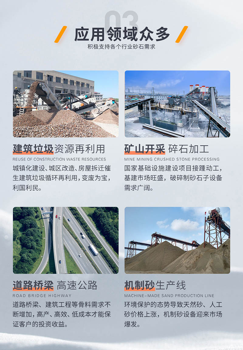 大型破碎机应用领域